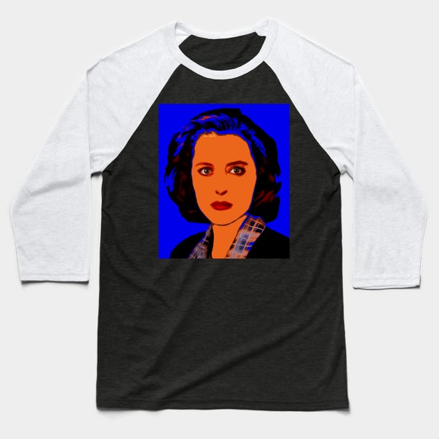 gillian anderson Baseball T-Shirt by oryan80